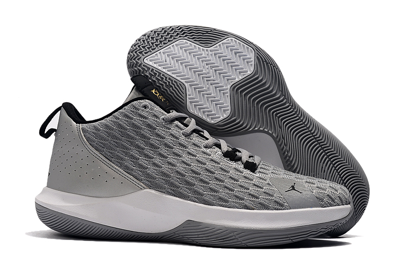 Jordan CP3 XII Wolf Grey Shoes - Click Image to Close